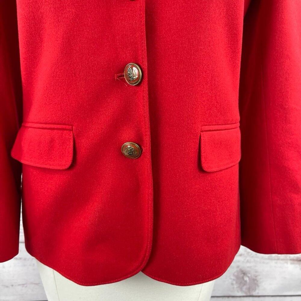 Pendleton Red Wool Jacket Petite - image 4